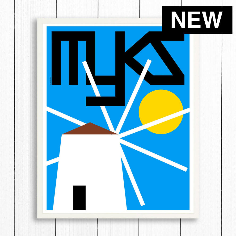 MYKONOS / PRINT - COLOR / 24X30 / WHITE - Print