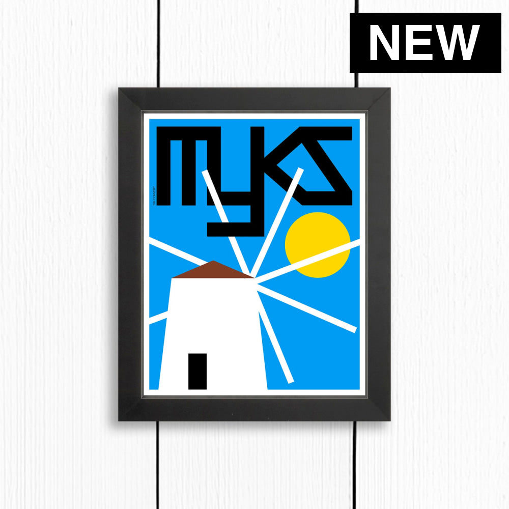 MYKONOS / PRINT - COLOR / 8X10 / BLACK - Print
