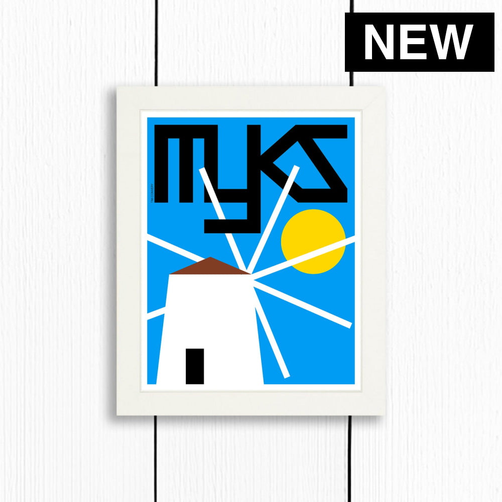 MYKONOS / PRINT - COLOR / 8X10 / WHITE - Print