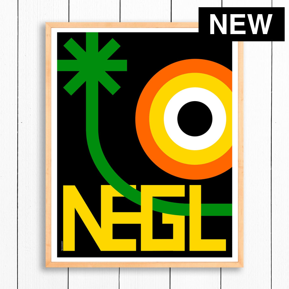 NEGRIL / PRINT COLOR / 24X30 / NATURAL Artwork