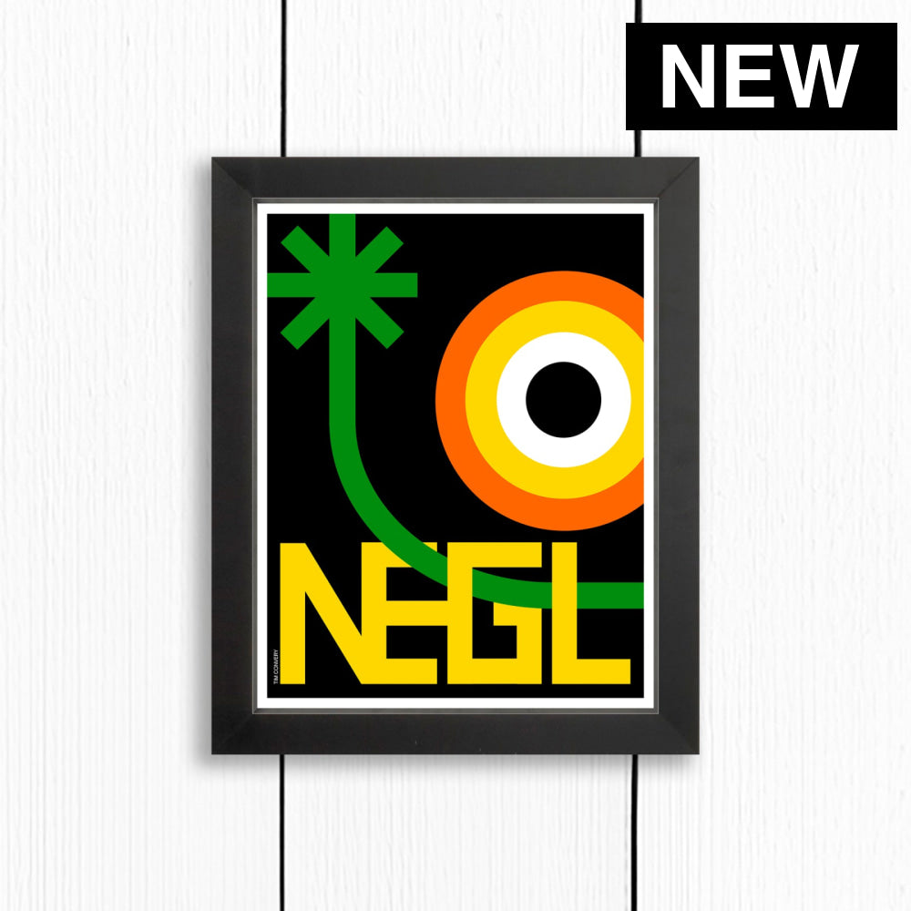 NEGRIL / PRINT COLOR / 8X10 / BLACK Artwork