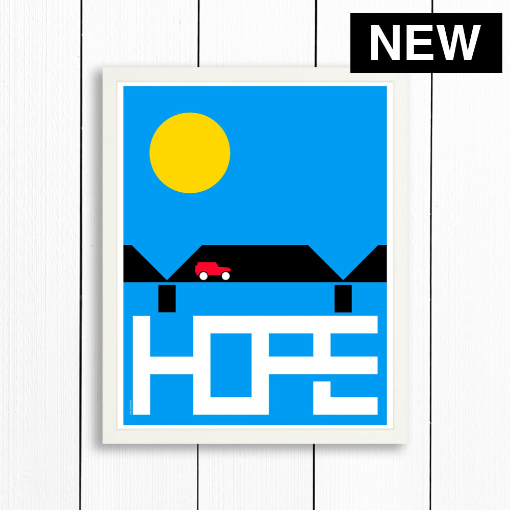 NEW HOPE / PRINT COLOR / 16X20 / WHITE Artwork