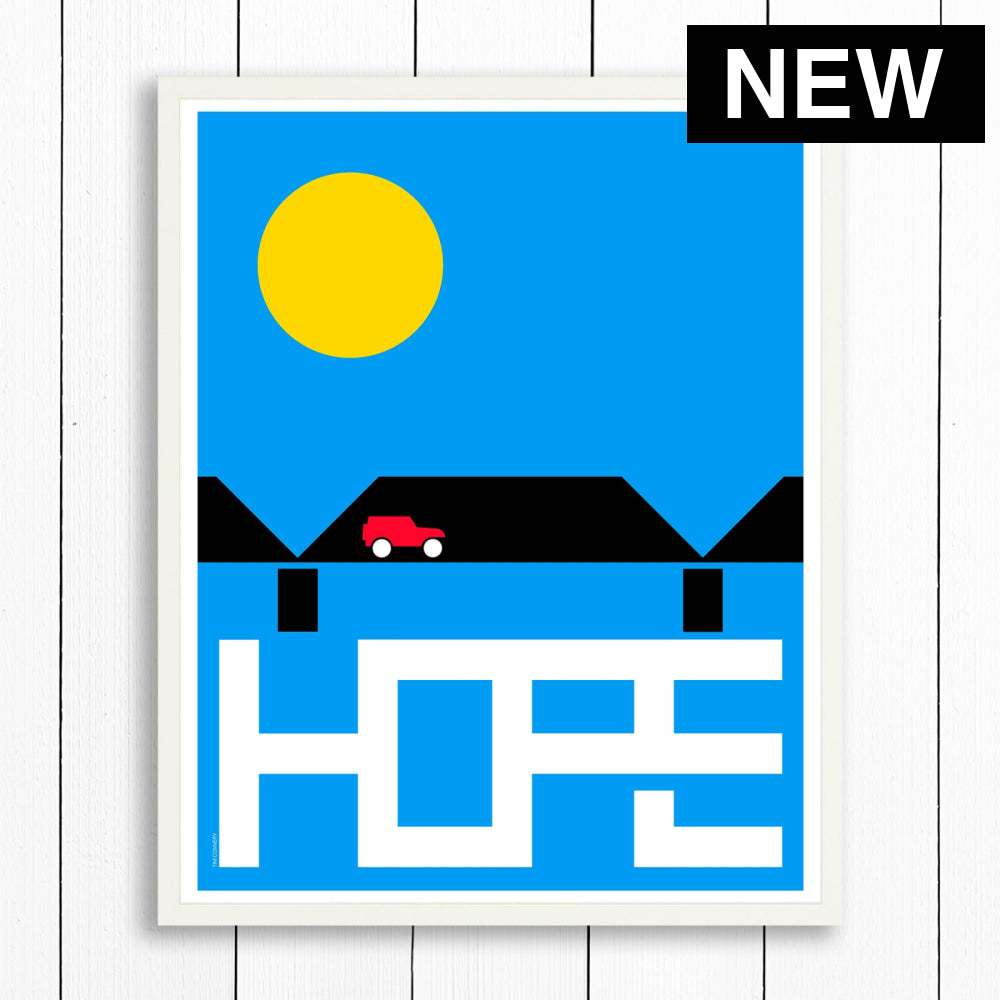 NEW HOPE / PRINT COLOR / 24X30 / WHITE Artwork