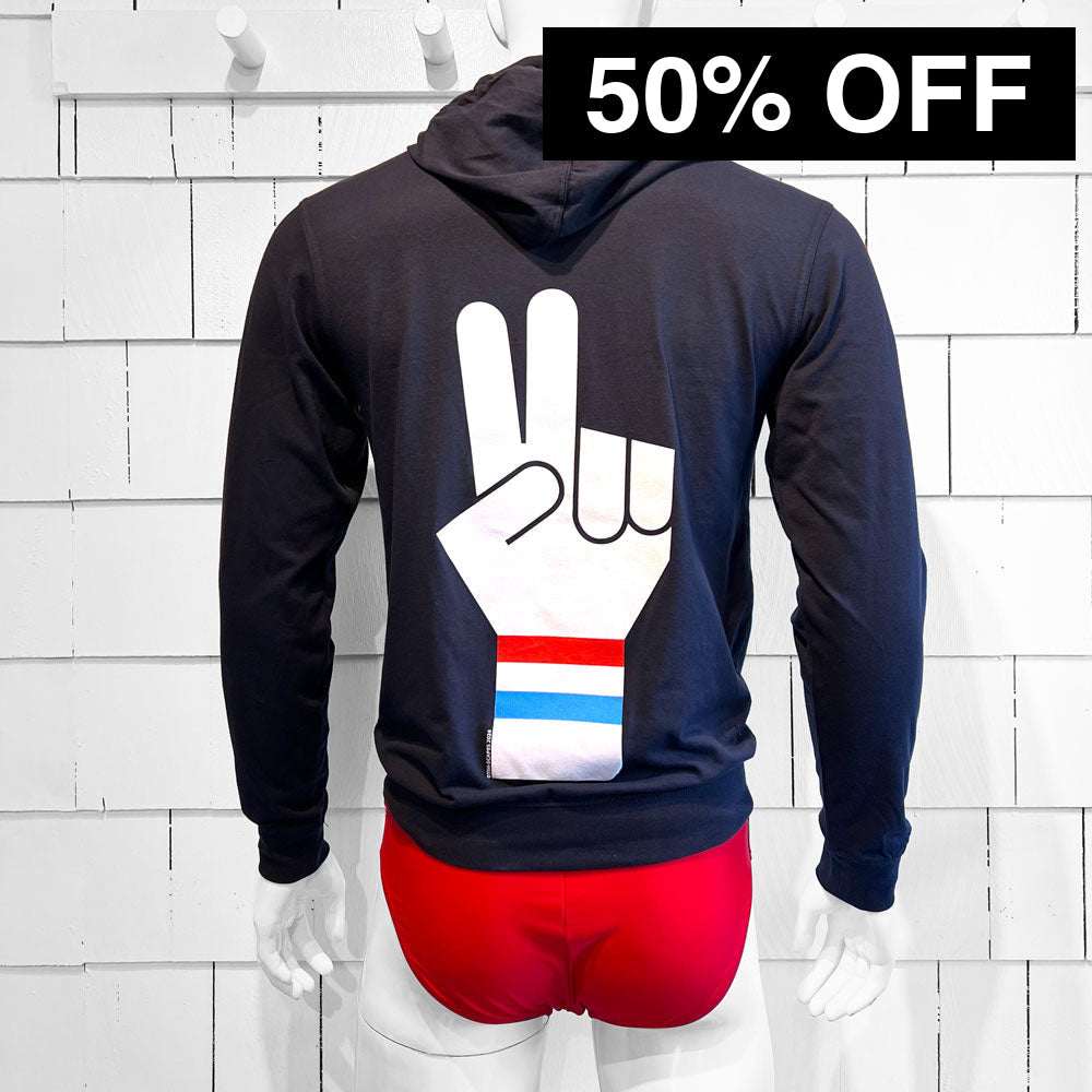 Peace / Hdp Navy Pullover Hoodie