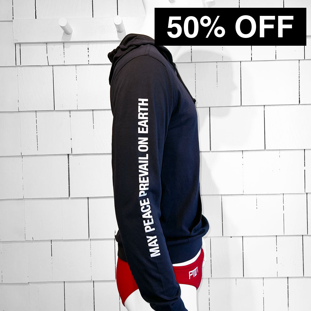 Peace / Hdp Navy Pullover Hoodie