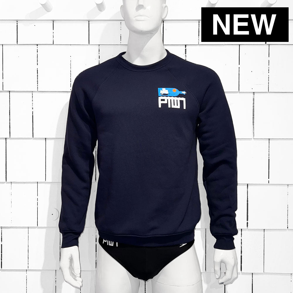 PTOWN / BOTTLE / CRW / NAVY - XS - Sweatshirt