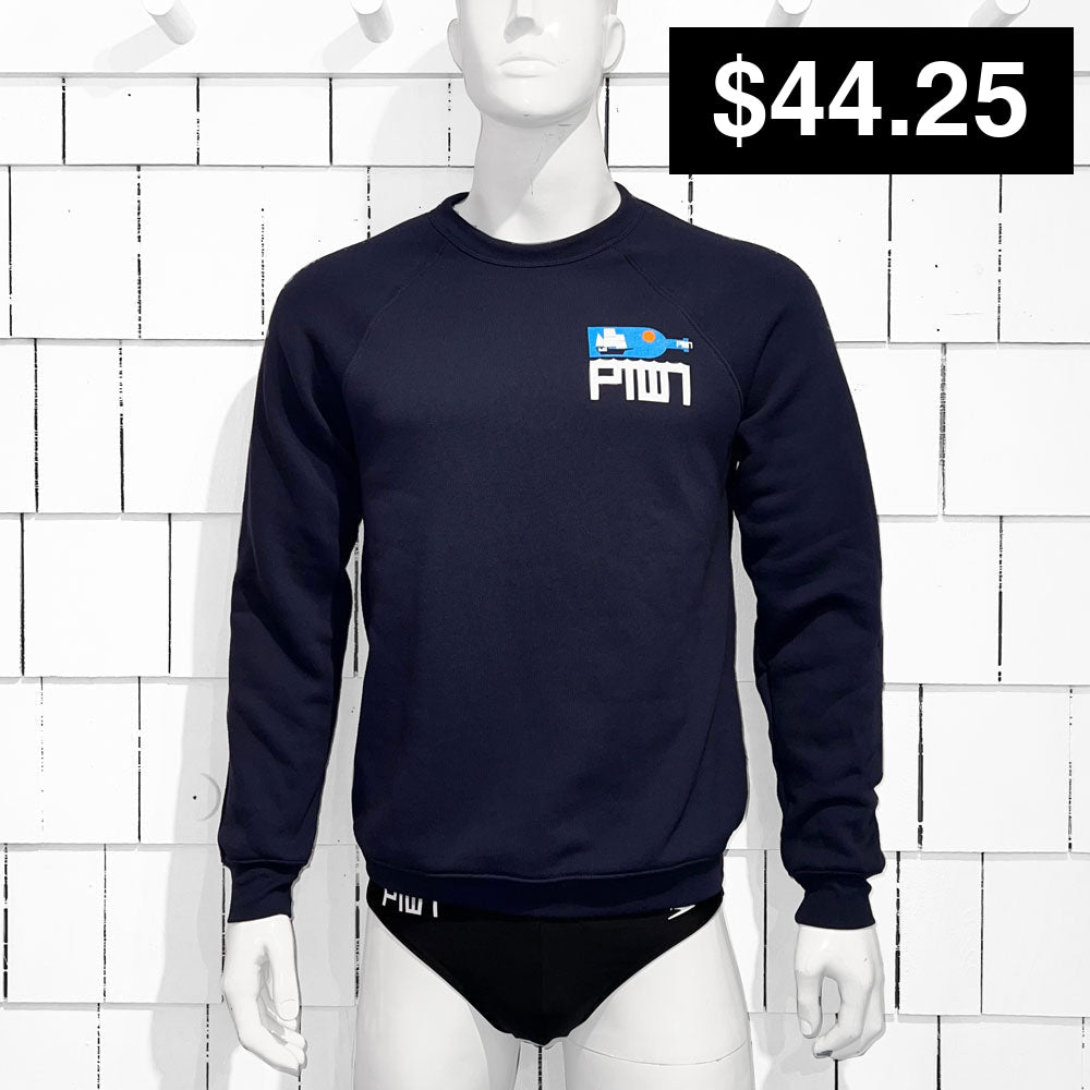 PTOWN / BOTTLE / CRW / NAVY - XS - Sweatshirt