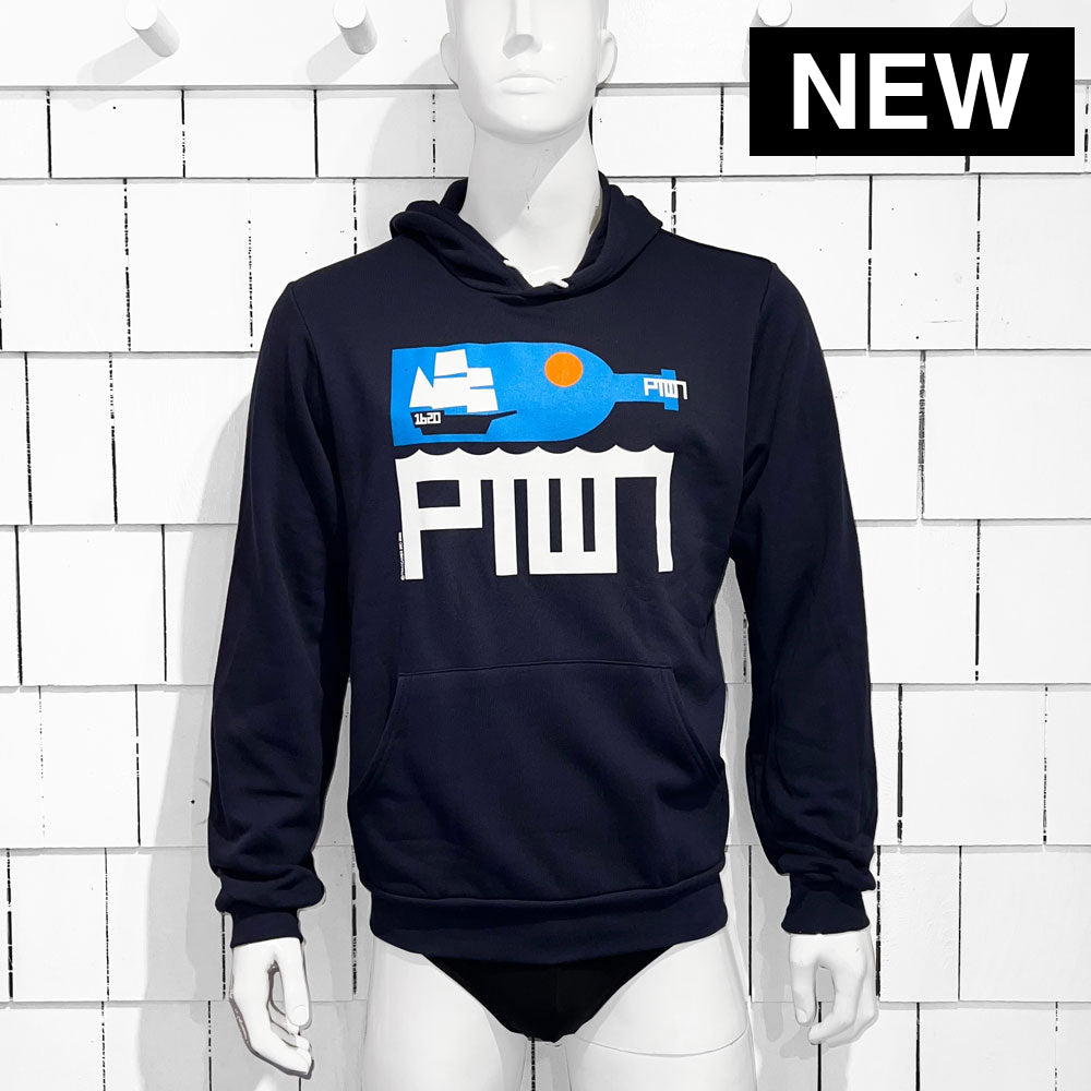 PTOWN / BOTTLE / HDP / NAVY - XS - Pullover Hoodie