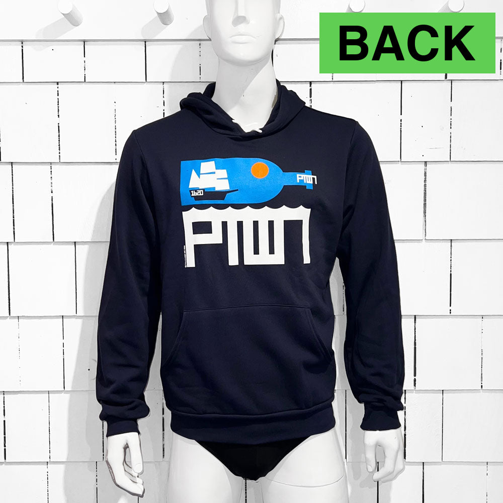 PTOWN / BOTTLE / HDP / NAVY - XS - Pullover Hoodie