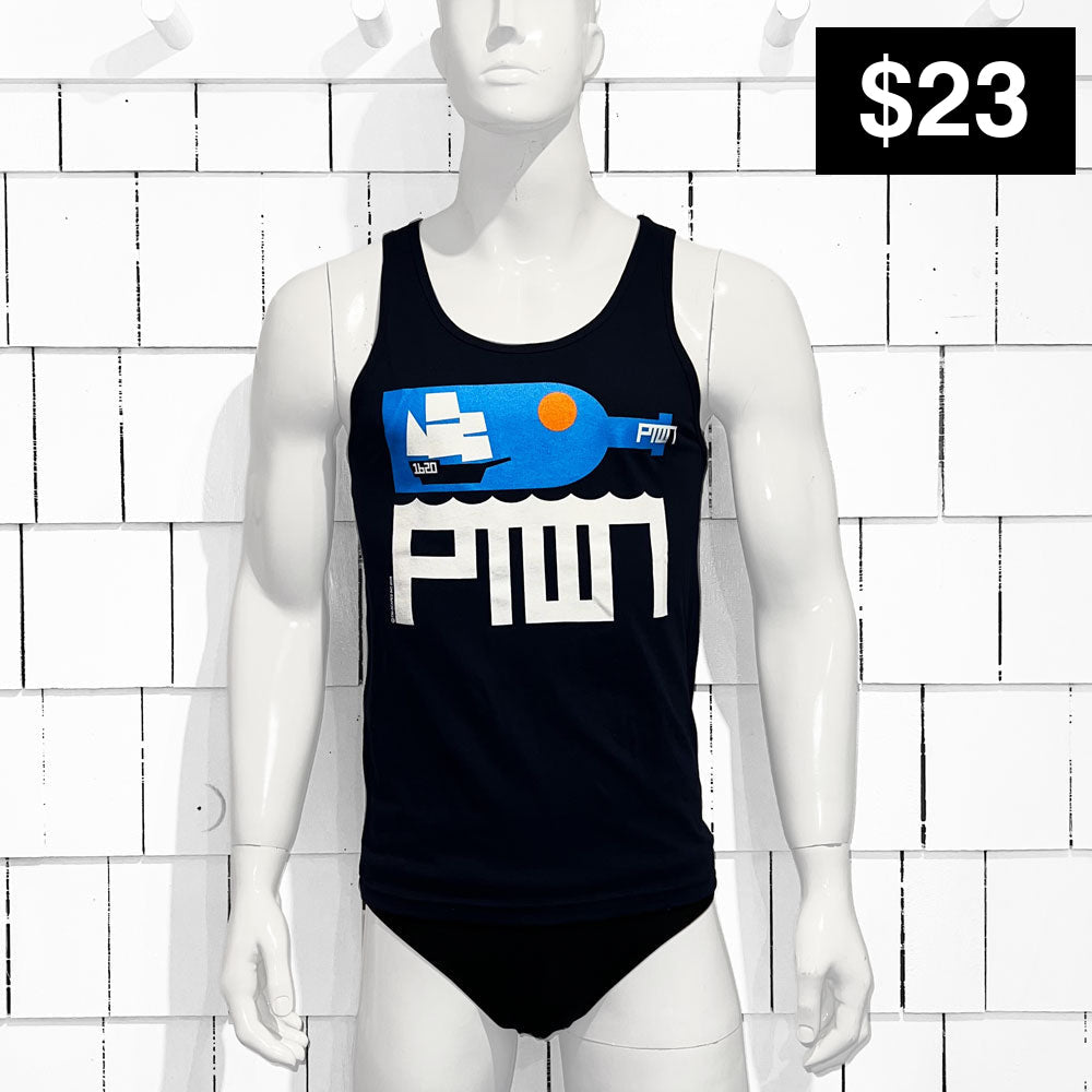 PTOWN / BOTTLE / TANK / NAVY - Tank