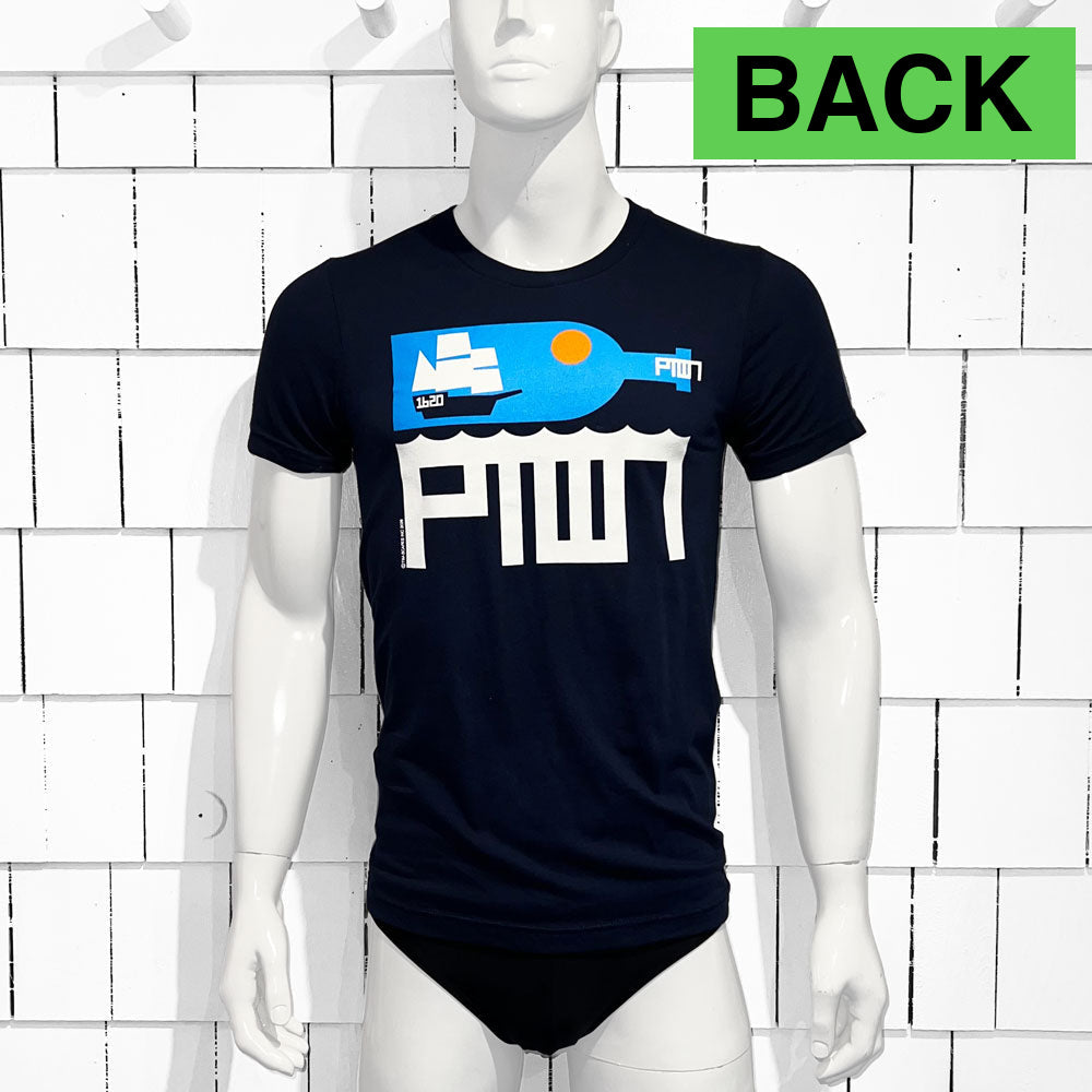 PTOWN / BOTTLE / TEE / NAVY - T-Shirt