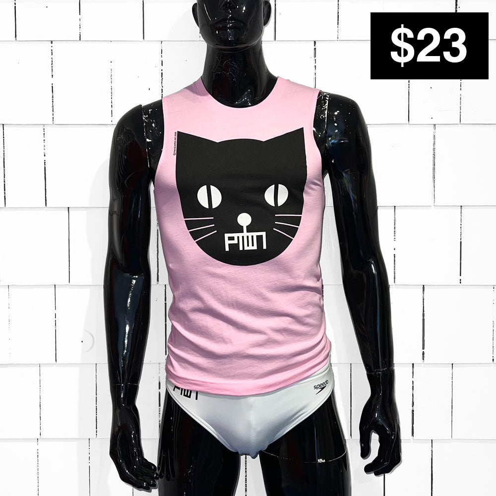 PTOWN / CAT / MUSCLE TANK / PINK - Tank