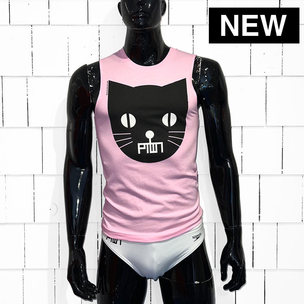 PTOWN / CAT / MUSCLE TANK / PINK - Tank