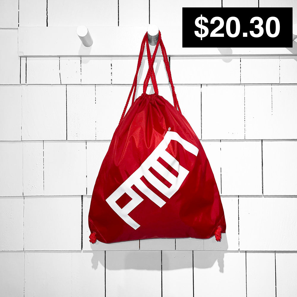 PTOWN / CINCH SACK RED Cinch Sack