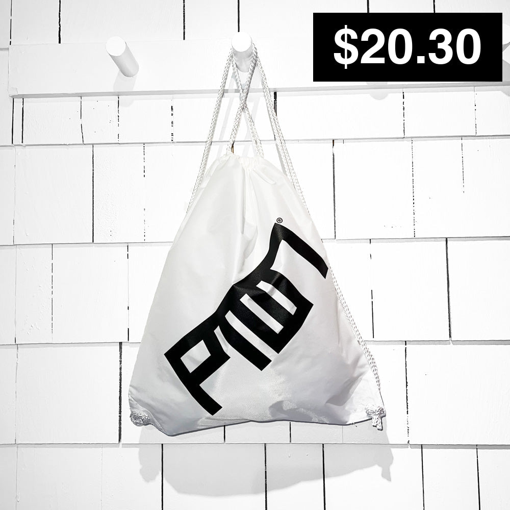 PTOWN / CINCH SACK WHITE Cinch Sack