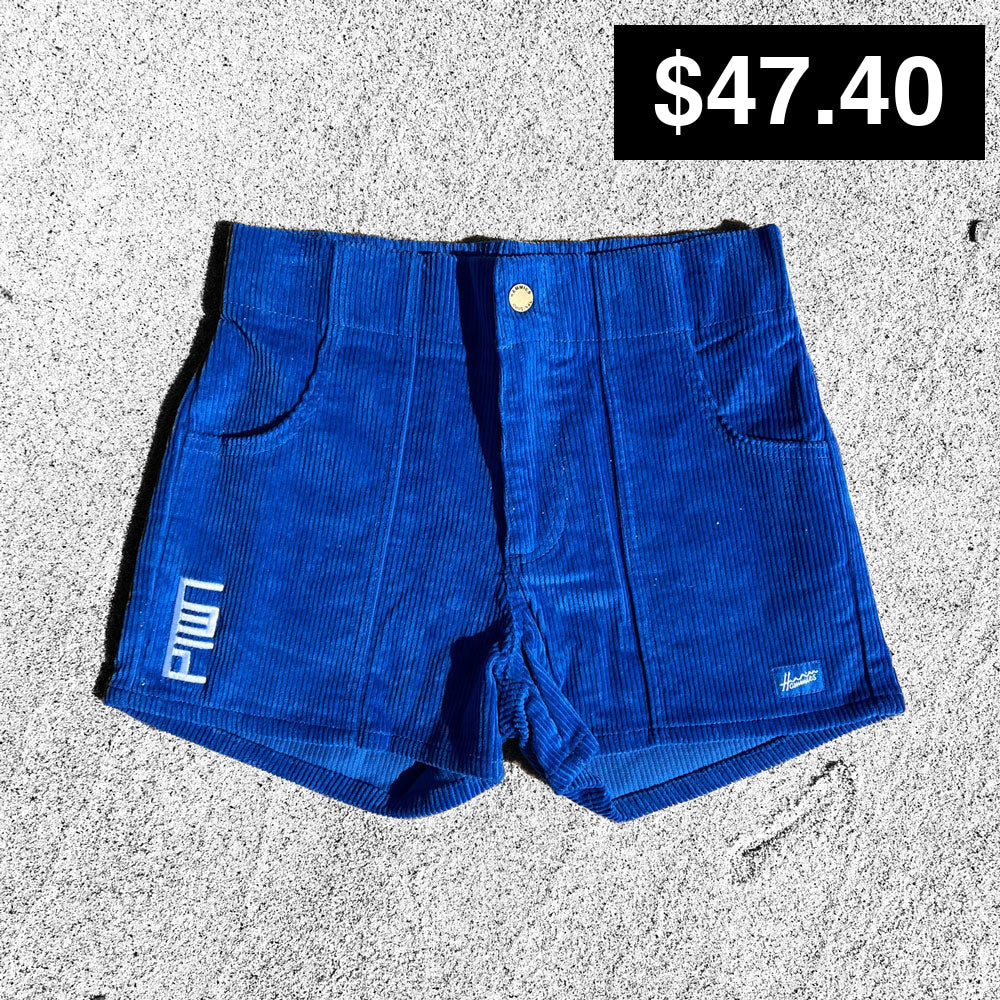 Ptown / Corduroy Short Blue 28 Shorts