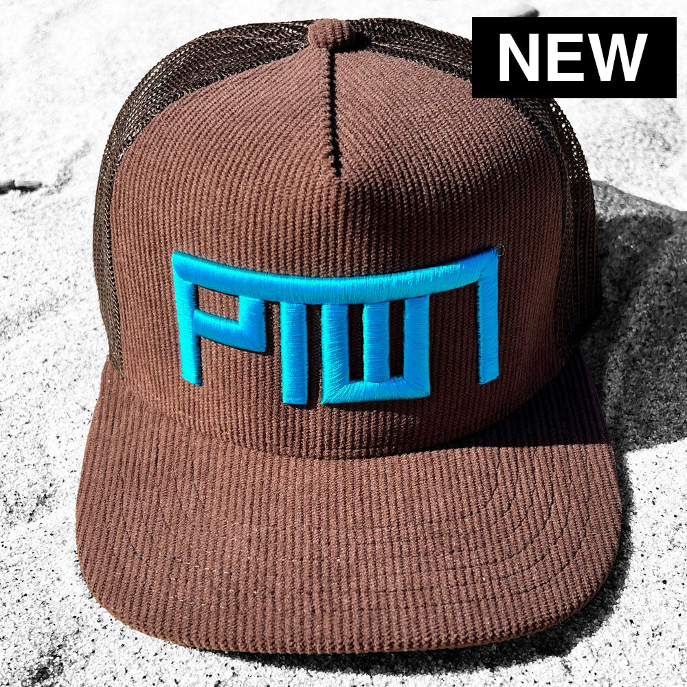 PTOWN / CORDUROY TRUCKER HAT / BROWN - Hats