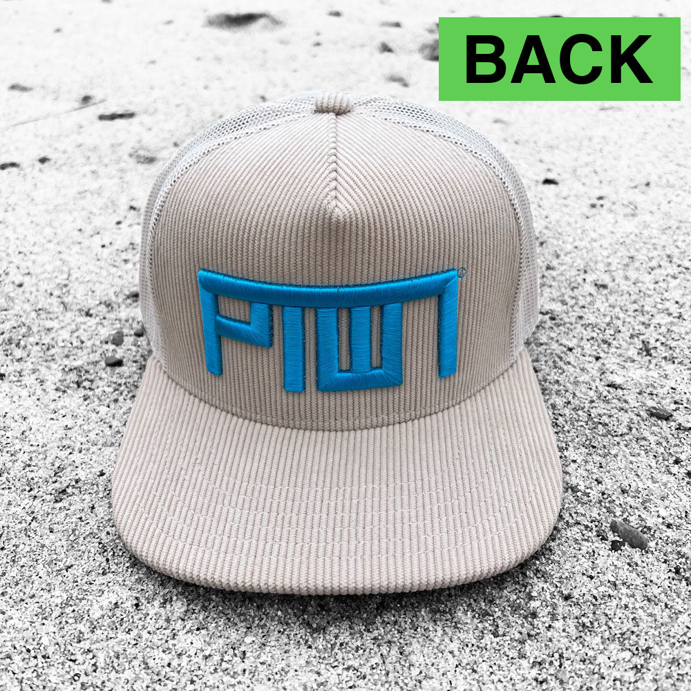 PTOWN / CORDUROY TRUCKER HAT / CREAM - Hats