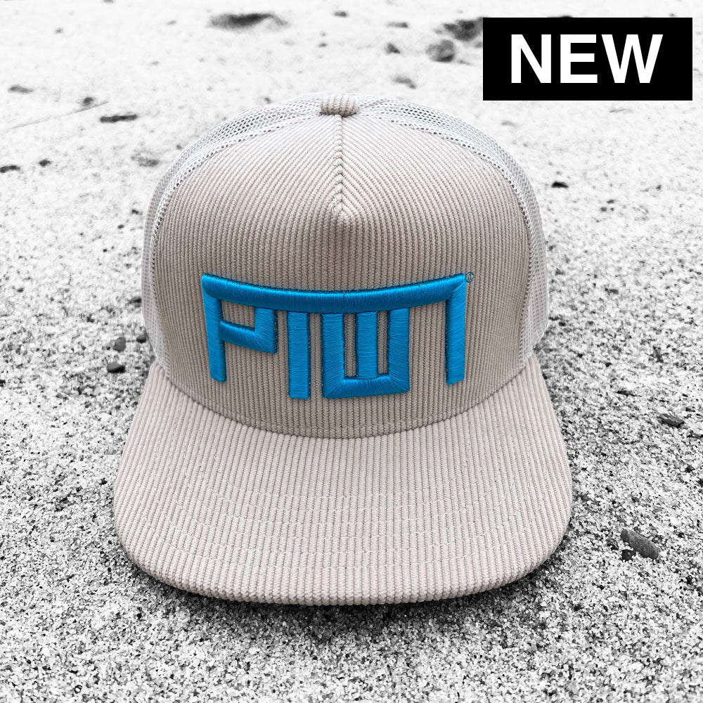 PTOWN / CORDUROY TRUCKER HAT / CREAM - Hats