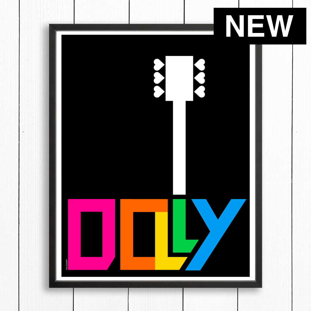 PTOWN / DOLLY / PRINT - COLOR / 24X30 / BLACK - Artwork