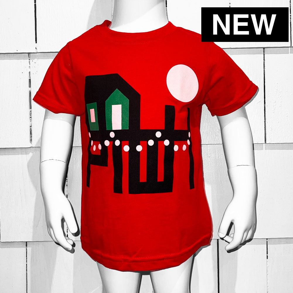 PTOWN / HOLIDAY / KIDS TEE / RED Kids Apparel