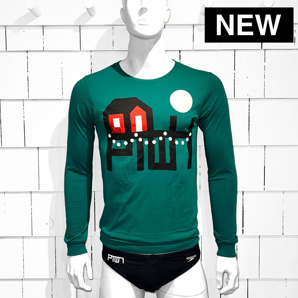 PTOWN / HOLIDAY / LST / GREEN - Long Sleeve T