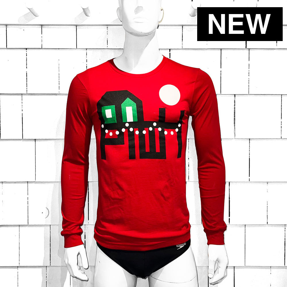 PTOWN / HOLIDAY / LST / RED - Long Sleeve T
