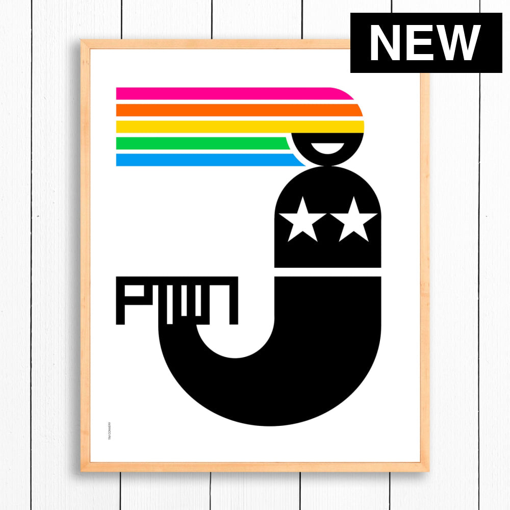 PTOWN / MERMAID RNBW / PRINT - COLOR / 24X30 / NATURAL - Artwork