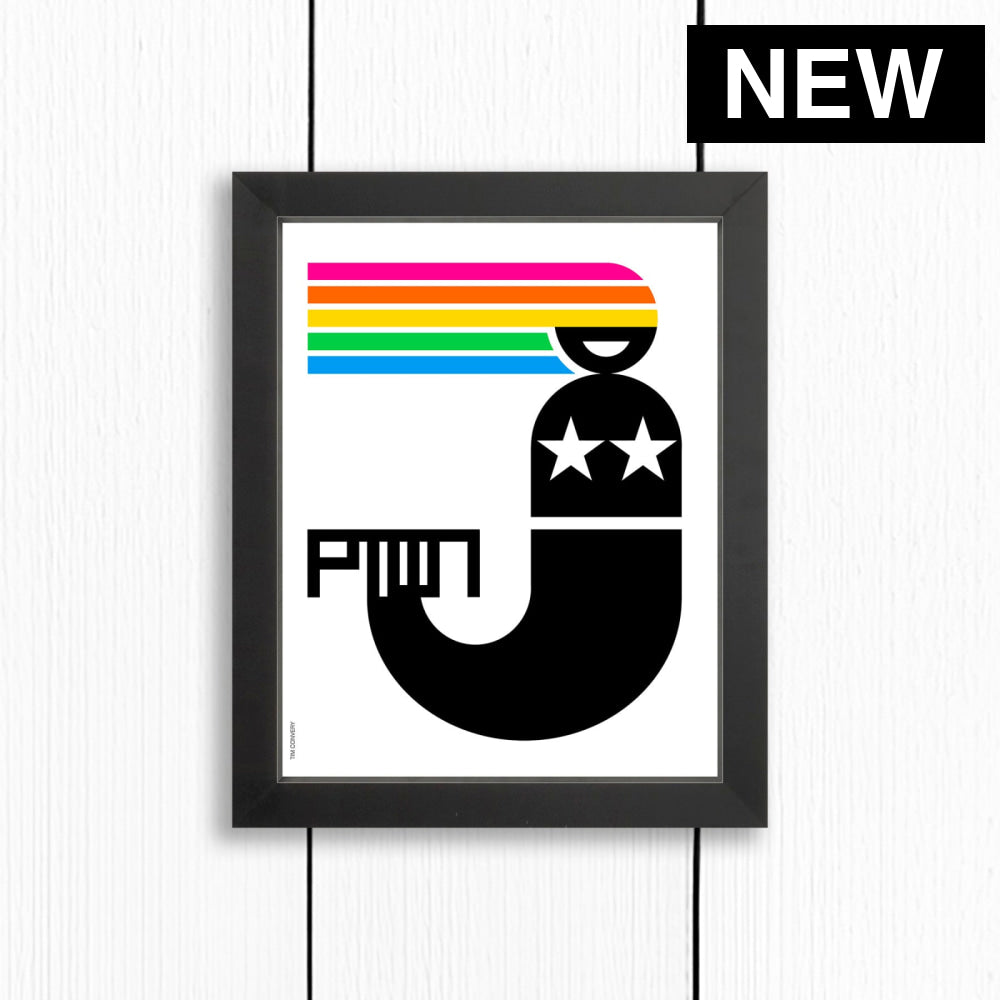 PTOWN / MERMAID RNBW / PRINT - COLOR / 8X10 / BLACK - Artwork