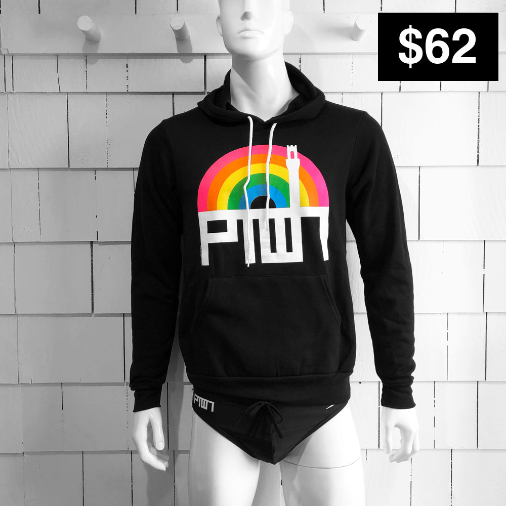 Ptown / Rainbow Hdp Black Xs Pullover Hoodie