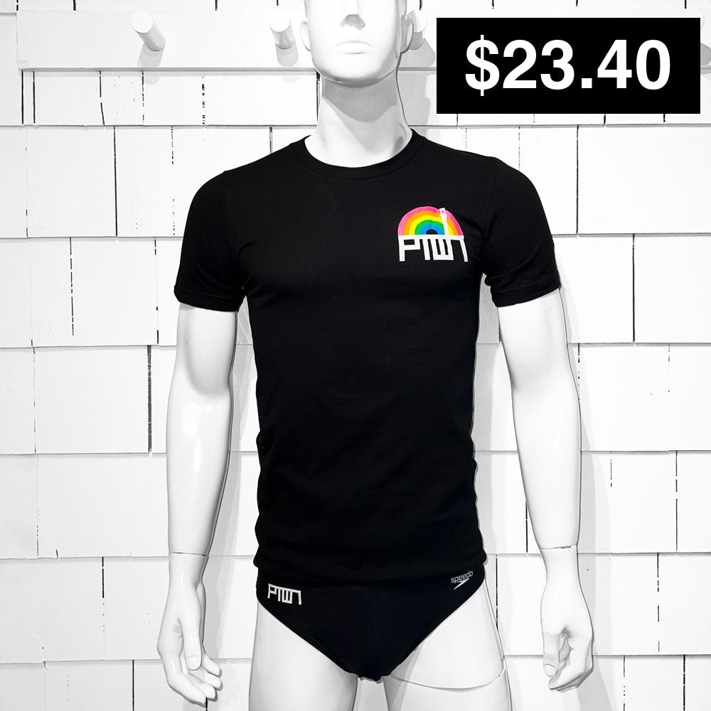 PTOWN / RAINBOW LC / TEE / BLACK XS T-Shirt