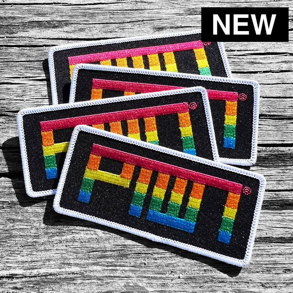 PTOWN / RAINBOW LOGO / EMBROIDERED PATCH - Patches