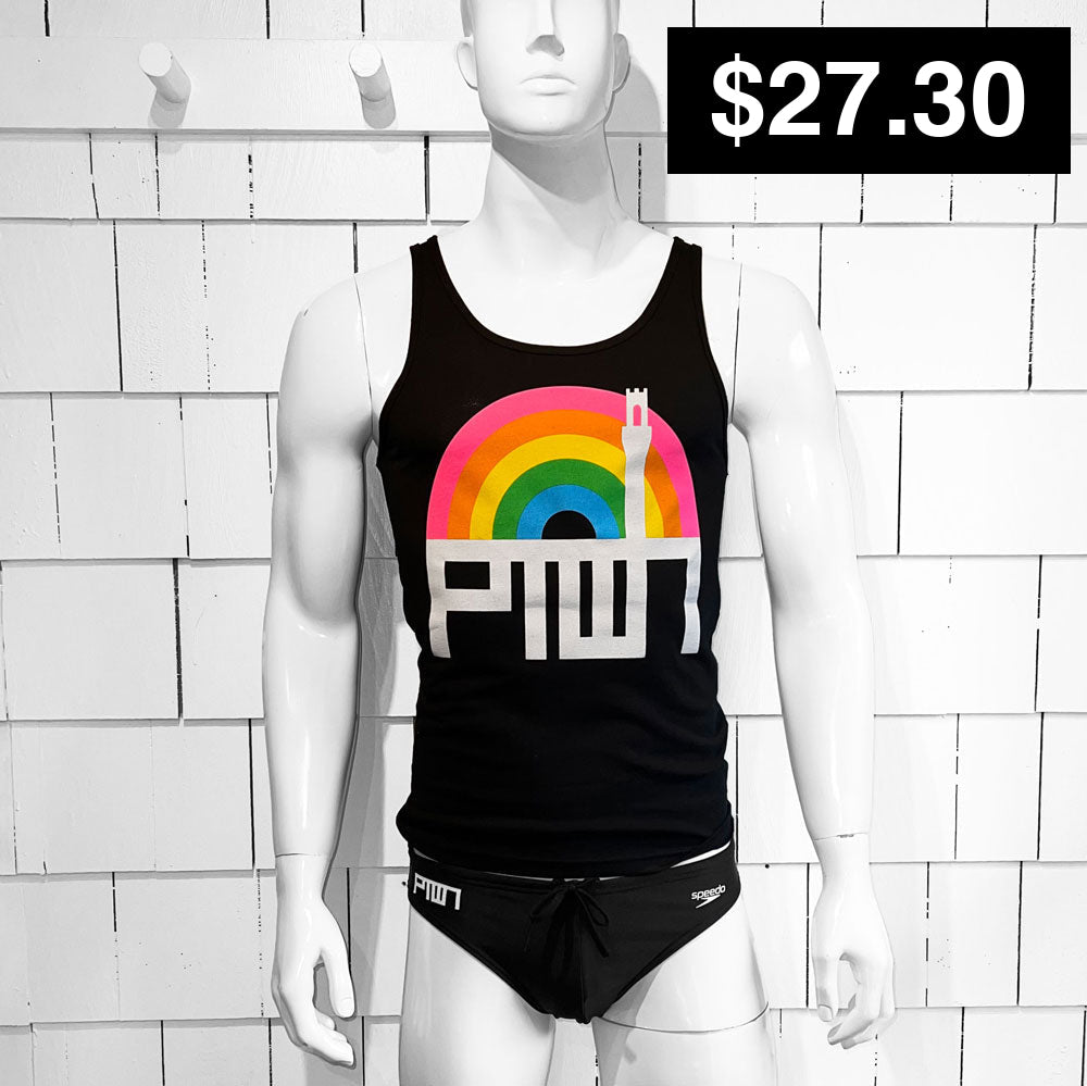 Ptown / Rainbow Tnk Black Xs Tank