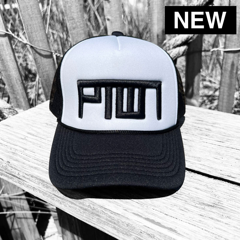 PTOWN / RETRO FOAM TRUCKER HAT / WHITE Hats