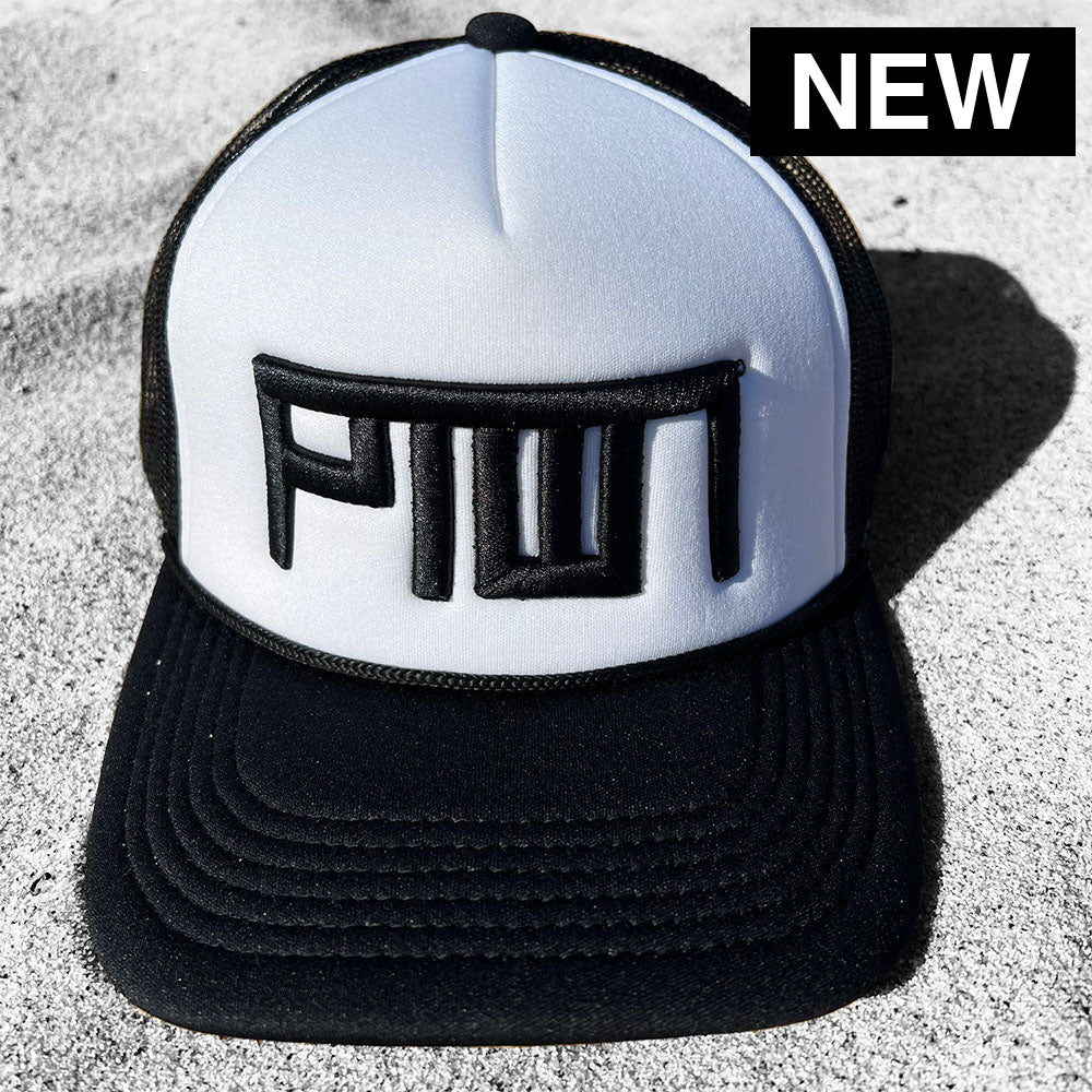 PTOWN / RETRO FOAM TRUCKER HAT / WHITE Hats