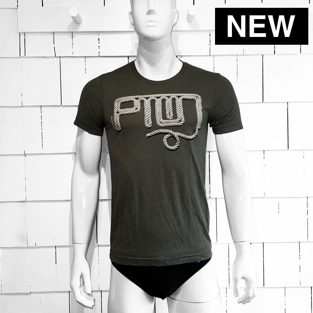 PTOWN / ROPE / TEE / MILITARY GREEN - T-Shirt