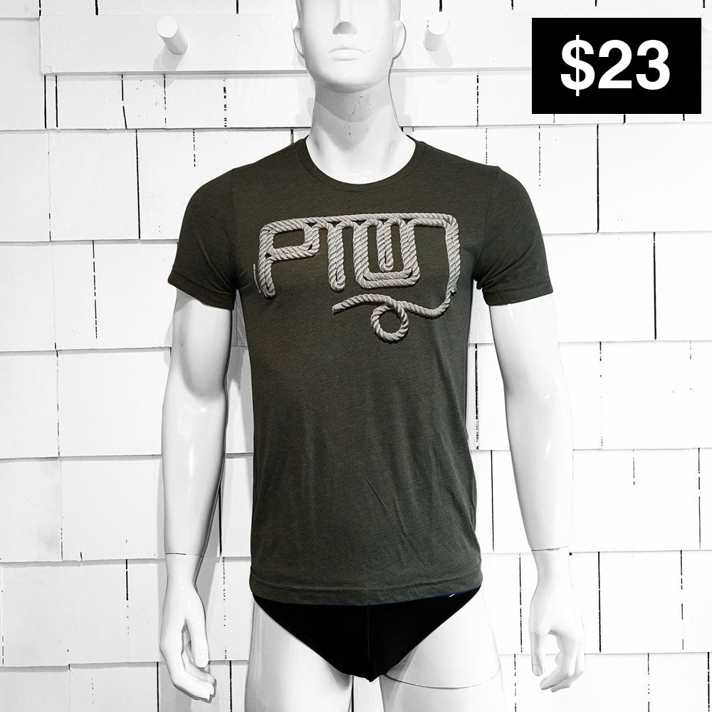 PTOWN / ROPE / TEE / MILITARY GREEN - T-Shirt