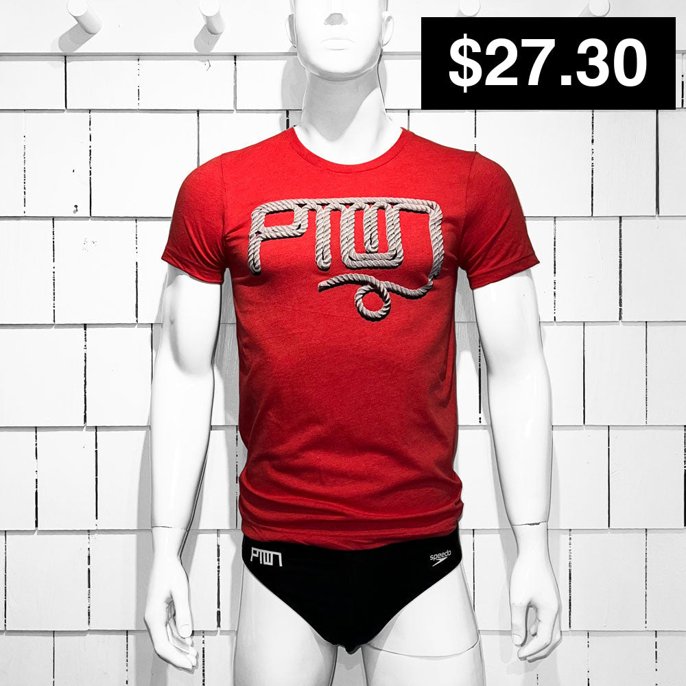 PTOWN / ROPE / TEE / RED T-Shirt