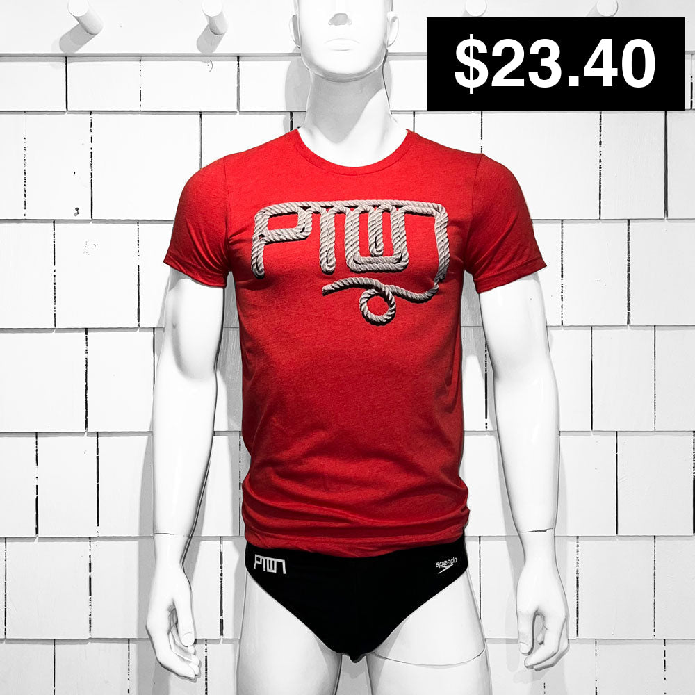 PTOWN / ROPE / TEE / RED T-Shirt