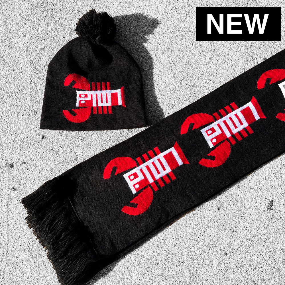 PTOWN / SCARF + HAT COMBO / LOBSTER / BLACK Hats
