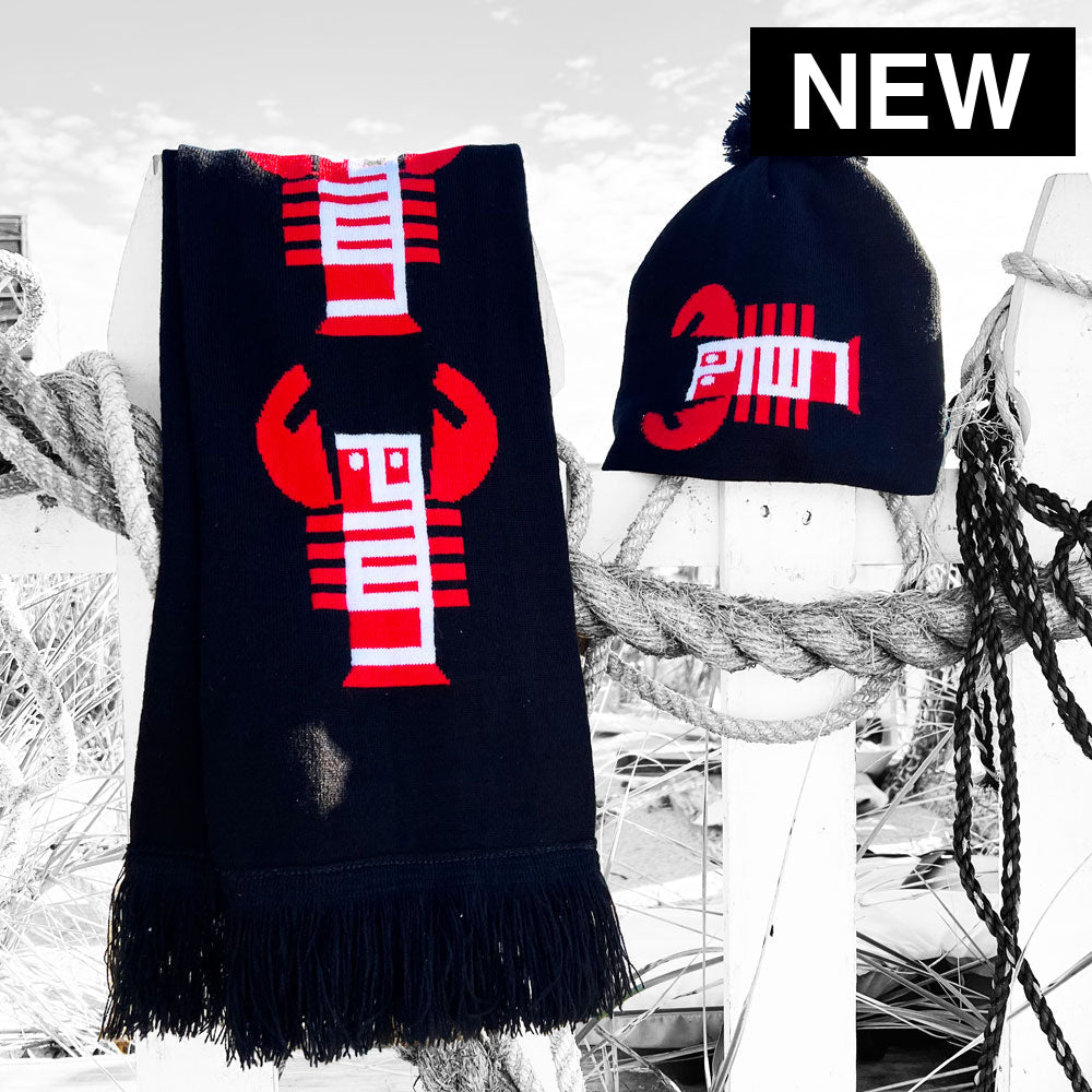 PTOWN / SCARF + HAT COMBO / LOBSTER / BLACK Hats