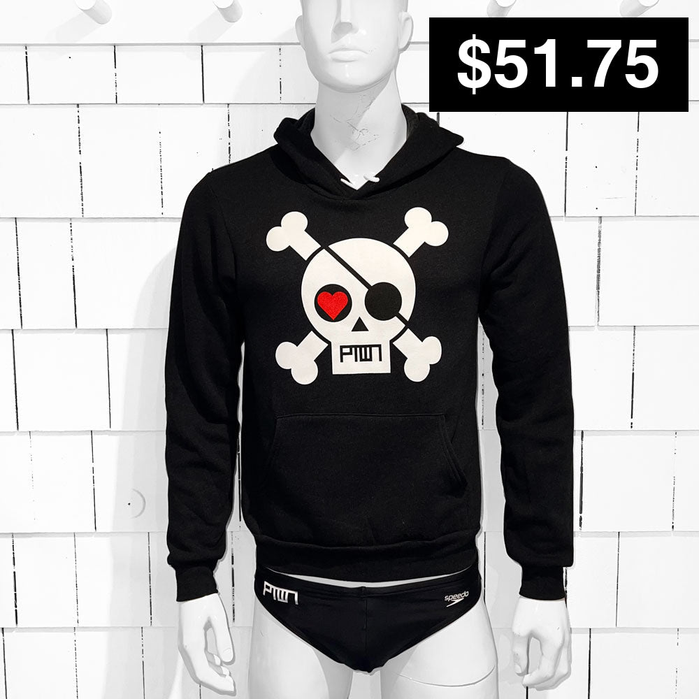 PTOWN / SKULL / HDP / BLACK - Pullover Hoodie