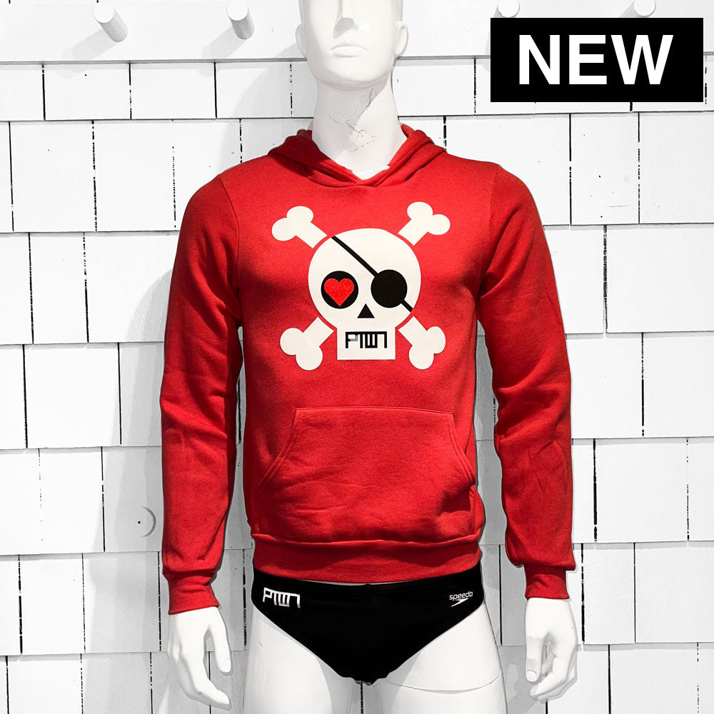 PTOWN / SKULL / HDP / RED - Pullover Hoodie