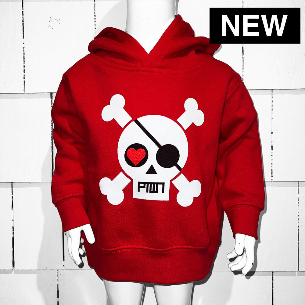PTOWN / SKULL / KIDS HDP / RED - Kids Apparel