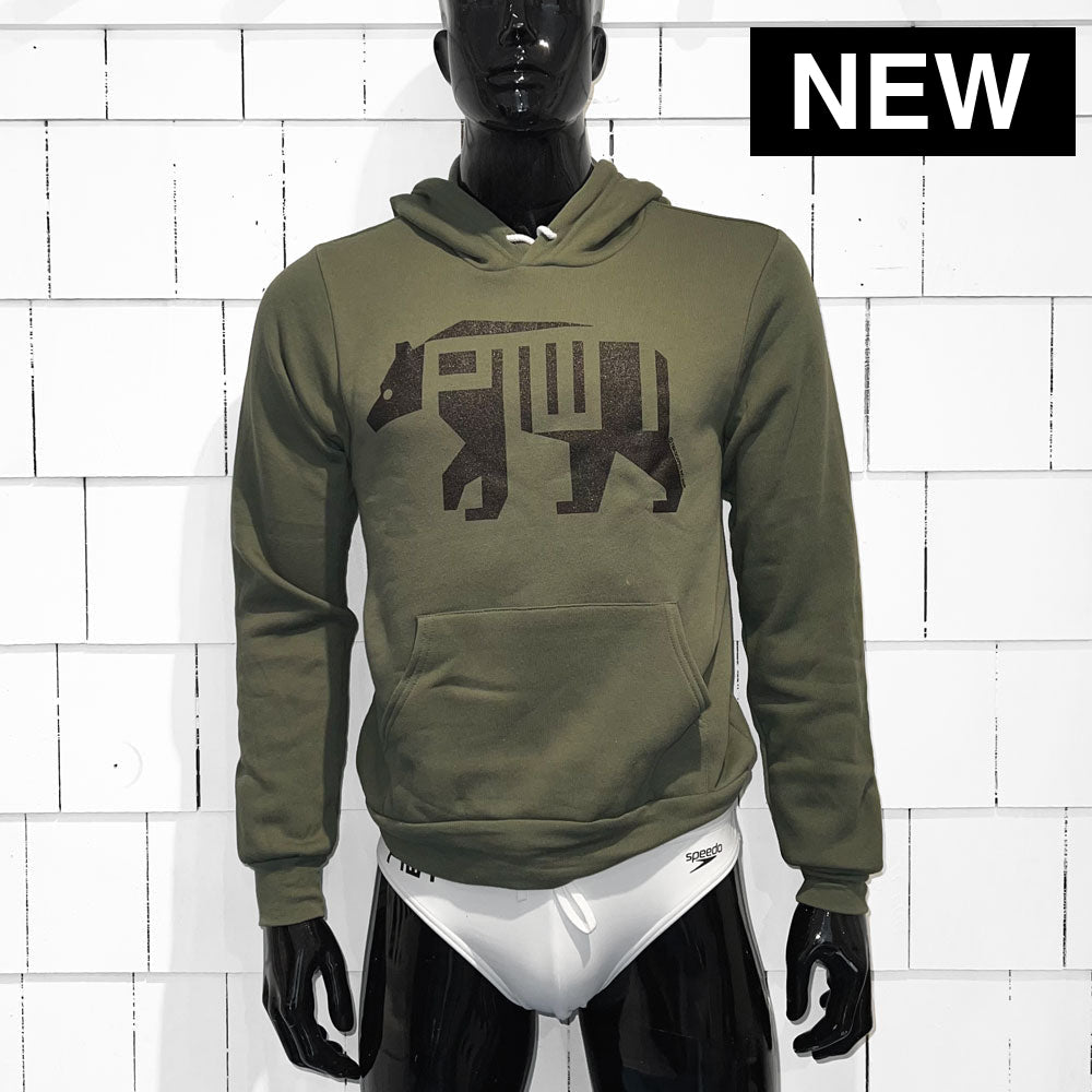 PTOWN / SPOOKY BEAR / HDP / MILITARY GREEN - T-Shirt