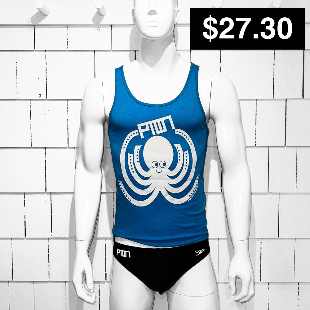 PTOWN / SQUIGGLES / TANK / NEON BLUE Tank