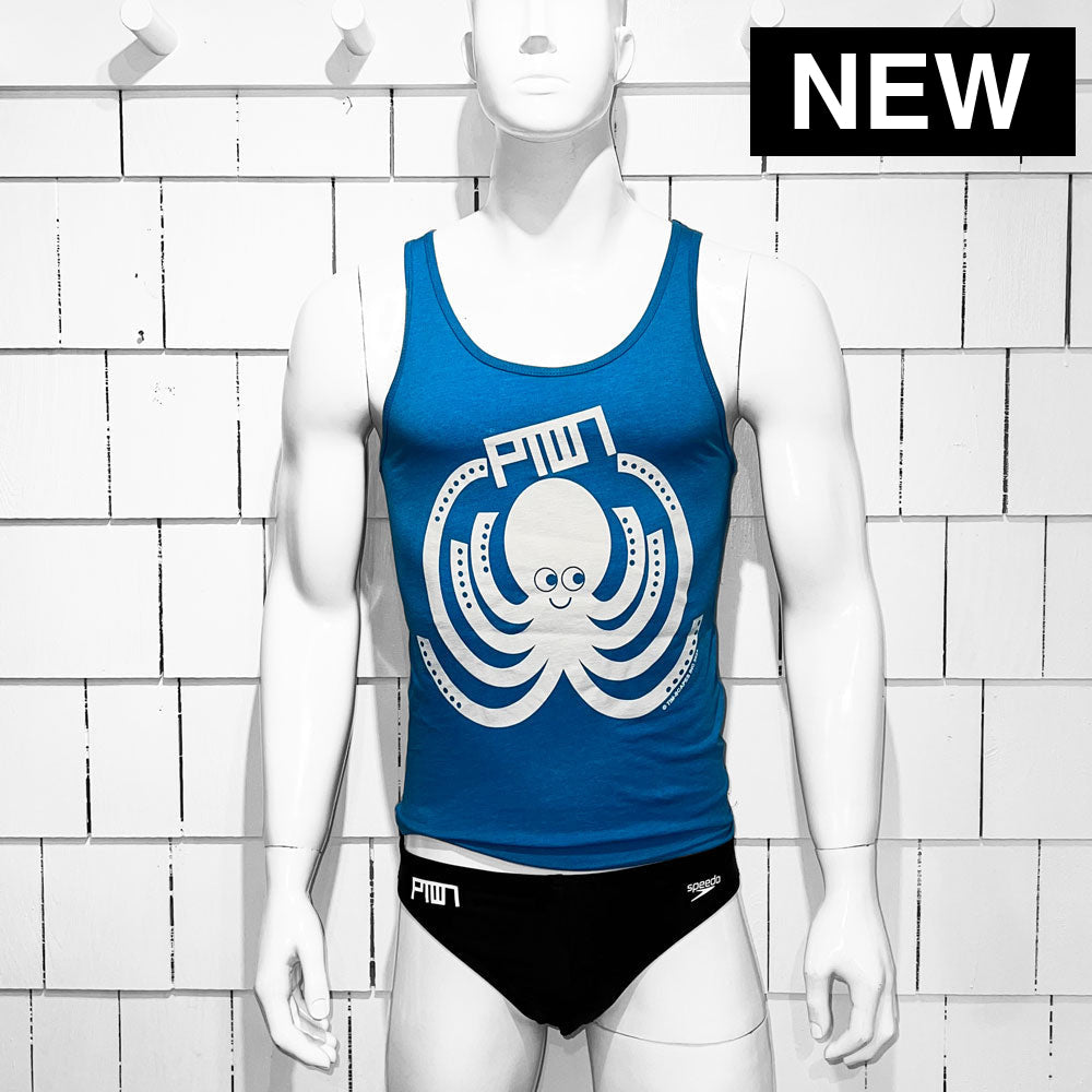 PTOWN / SQUIGGLES / TANK / NEON BLUE Tank