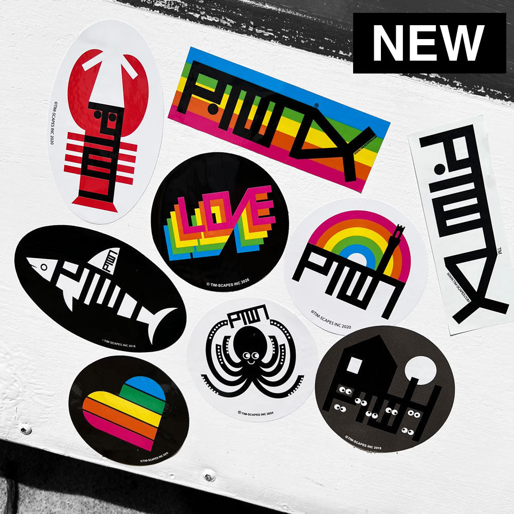 PTOWN / STICKERS / SET OF 9 - Stickers