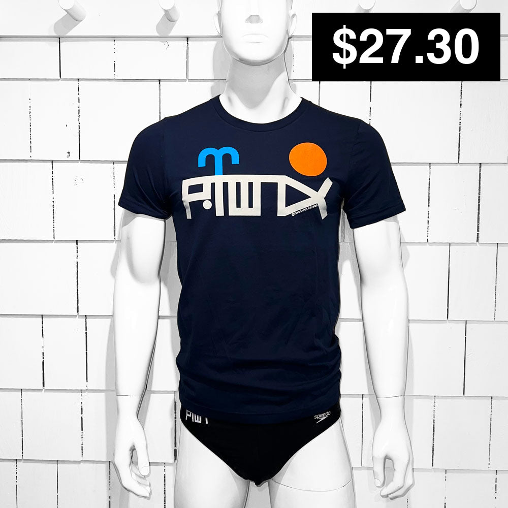 PTOWN / WHALE / TEE / NAVY T-Shirt