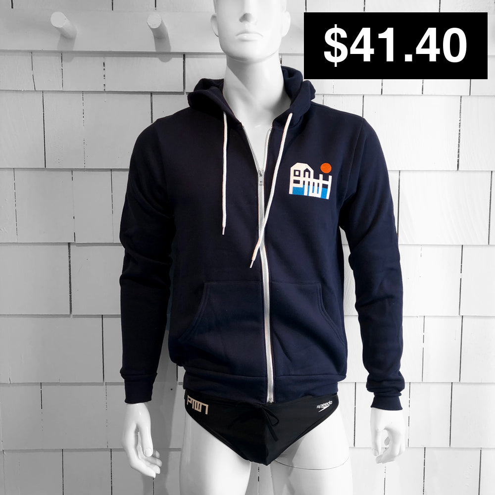 Ptown / Wharf Hdz Navy Xs Zip Hoodie